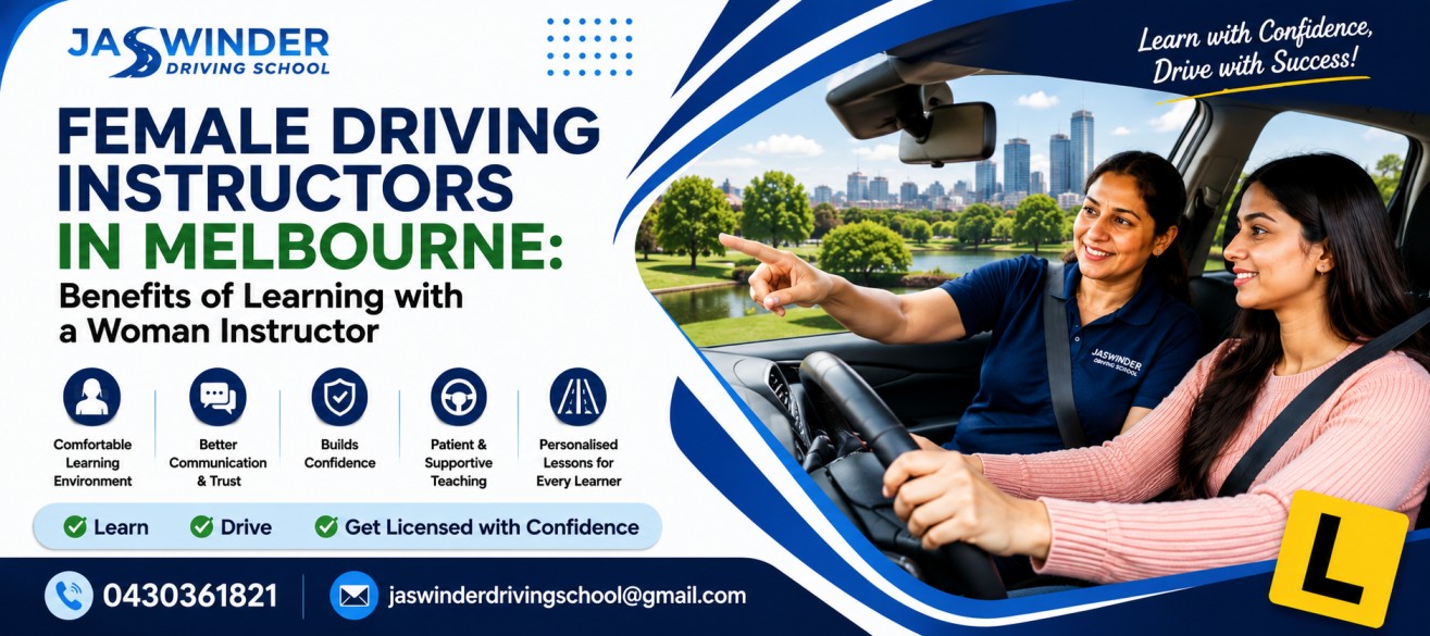 female driving instructors Melbourne