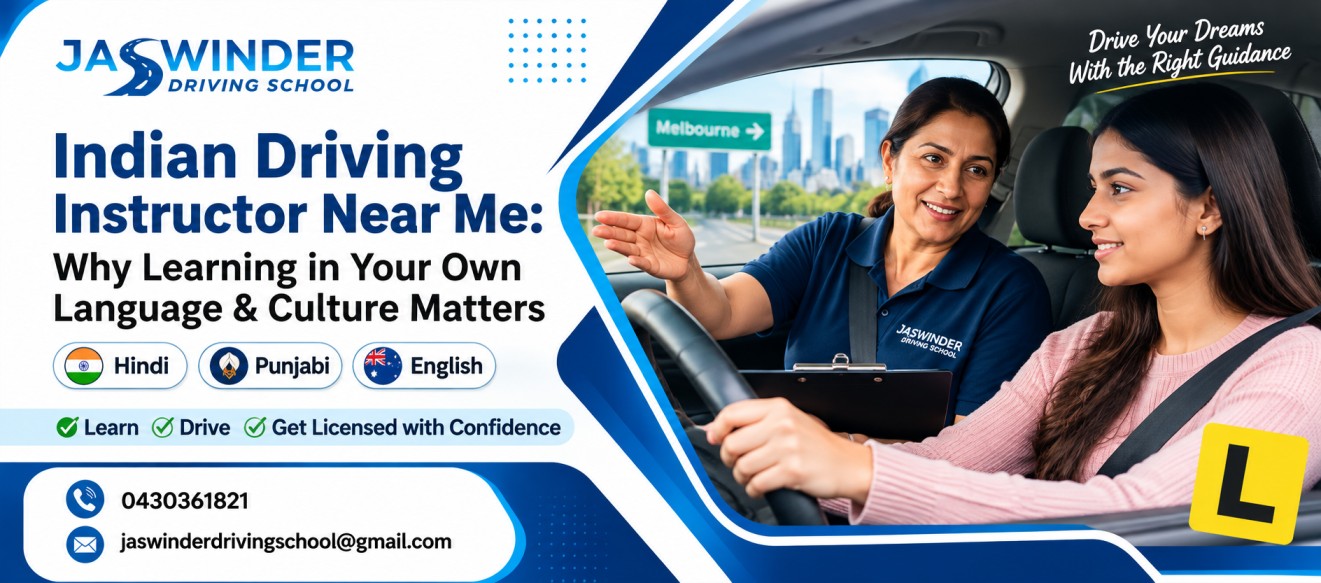 Indian driving instructor near me