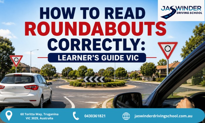 how to read roundabouts correctly