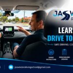 Learner driver receiving instruction during a driving lesson in Melbourne