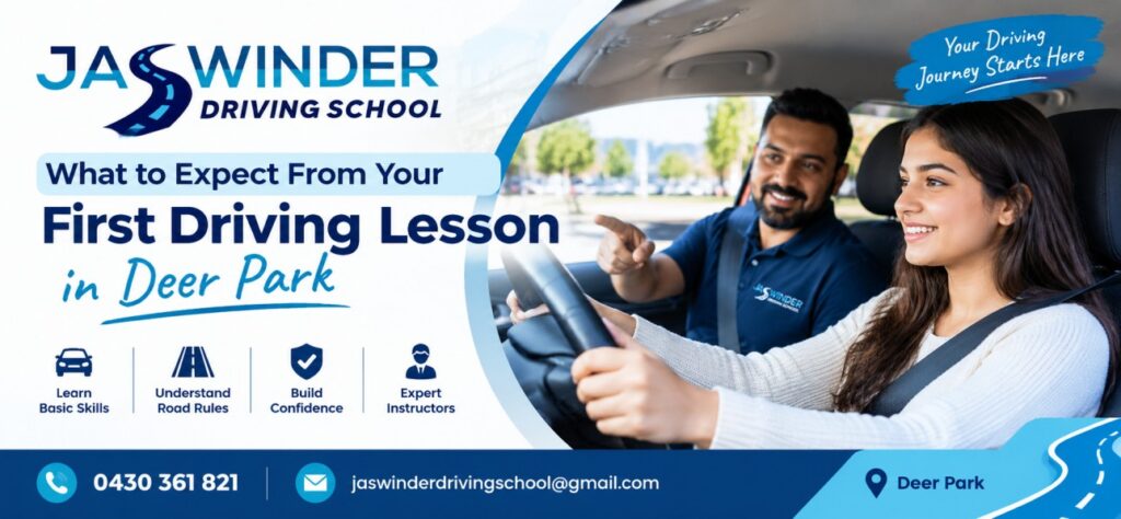 What to Expect From Your First Driving Lesson in Deer Park