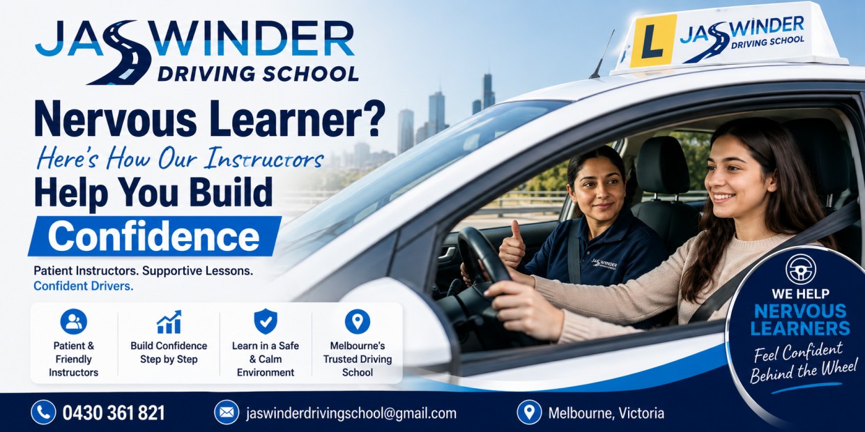 nervous learner driving lessons Melbourne